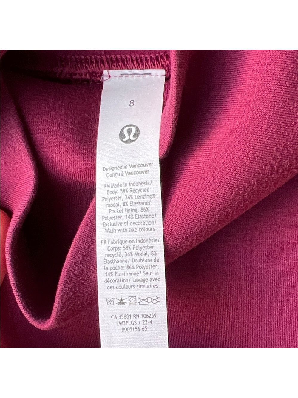 Lululemon Modal-Blend Turtleneck Tunic in Deep Luxe (Burgundy) - Picture 4 of 17